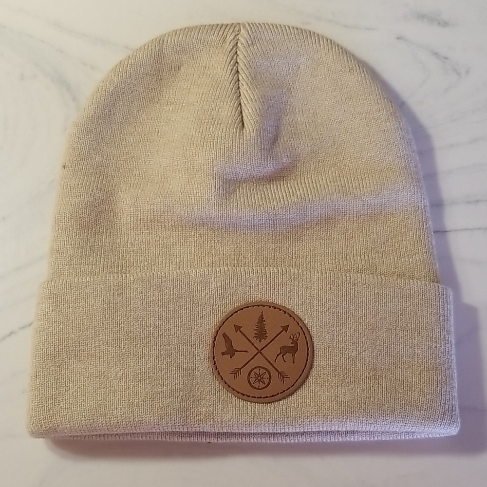 New Telluride Clothing Co. Beige Knit Beanie Winter Hat